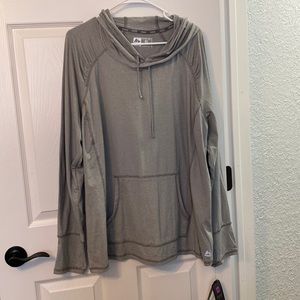 Black and white striped sweatshirt hoodie